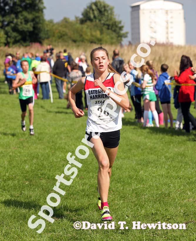 Kate Waugh (Gateshead) under-15s winner.